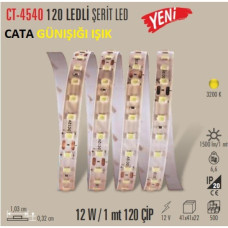 12 Volt Şerit Led Gün Işığı 5 Metre İç Mekan 12 Volt Şerit Led Gün Işığı 5 Metre İç Mekan