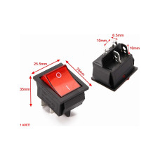 Geniş Işıklı Anahtar 4 pin