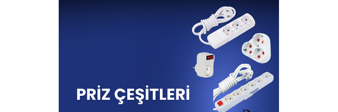 3 lü 4 lü 6 lı prizler