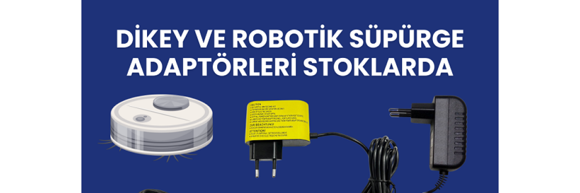 Robot Dikey Süpürge Adaptörleri
